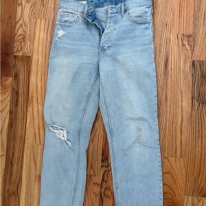 Gap women’s cheeky straight high rise jeans